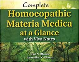Complete Homoeopathic Materia Medica at a Glance: With Viva Notes